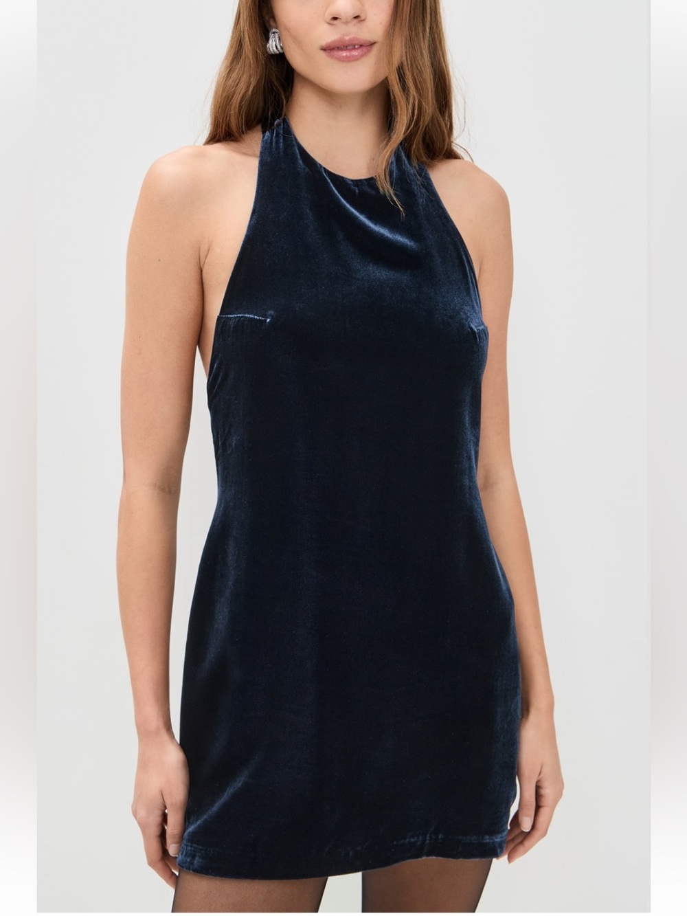 Reformation Avielle Velvet Dress